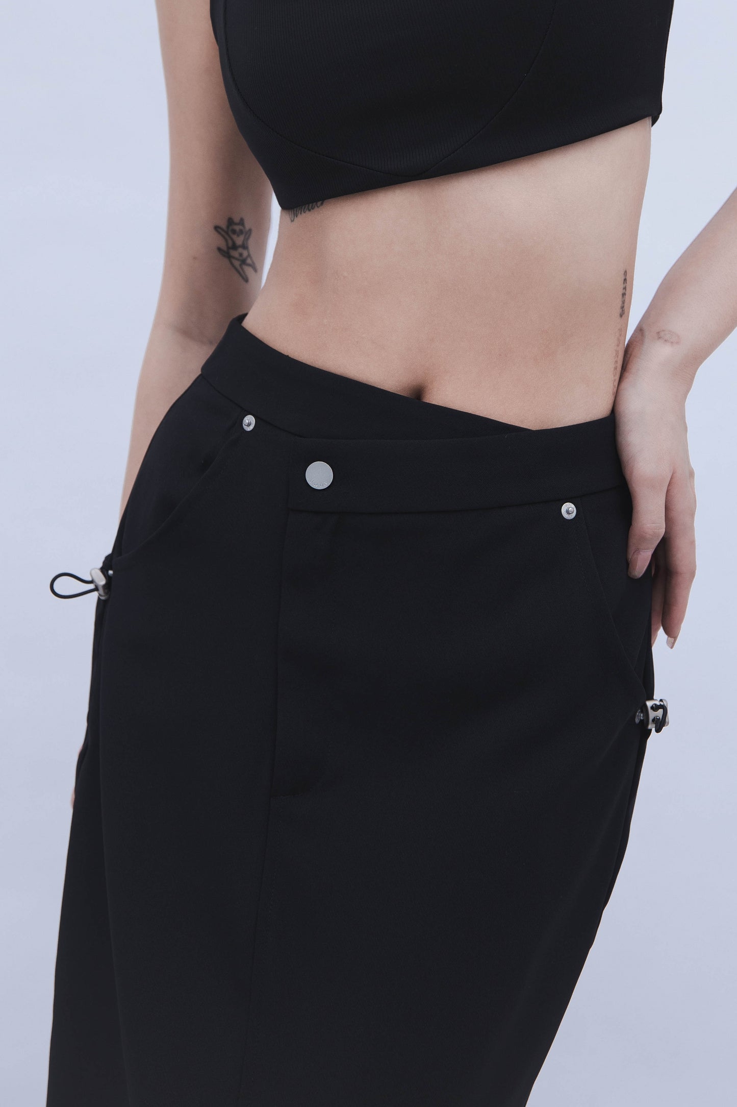 UTILITY SKIRT (BLACK)