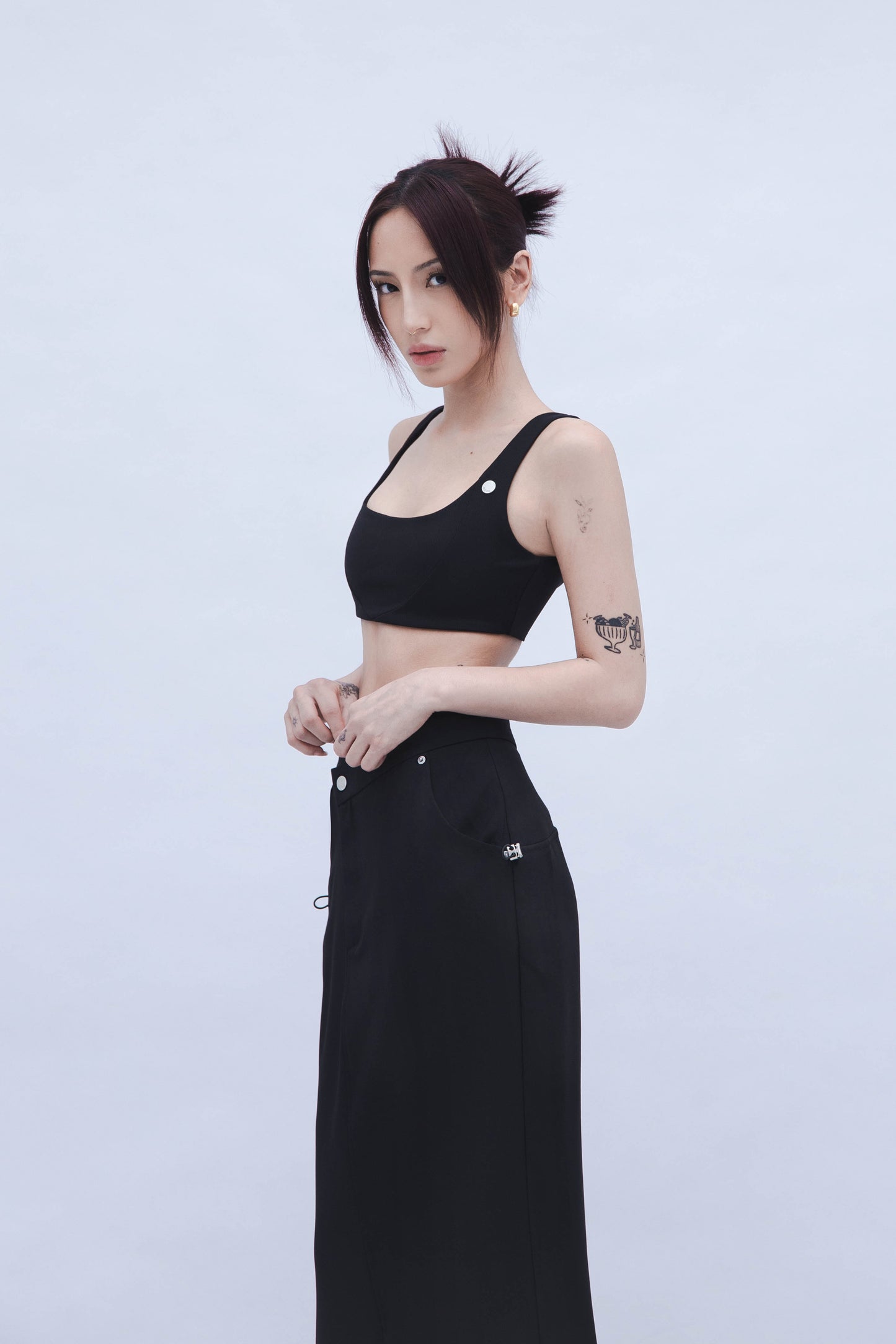 UTILITY SKIRT (BLACK)