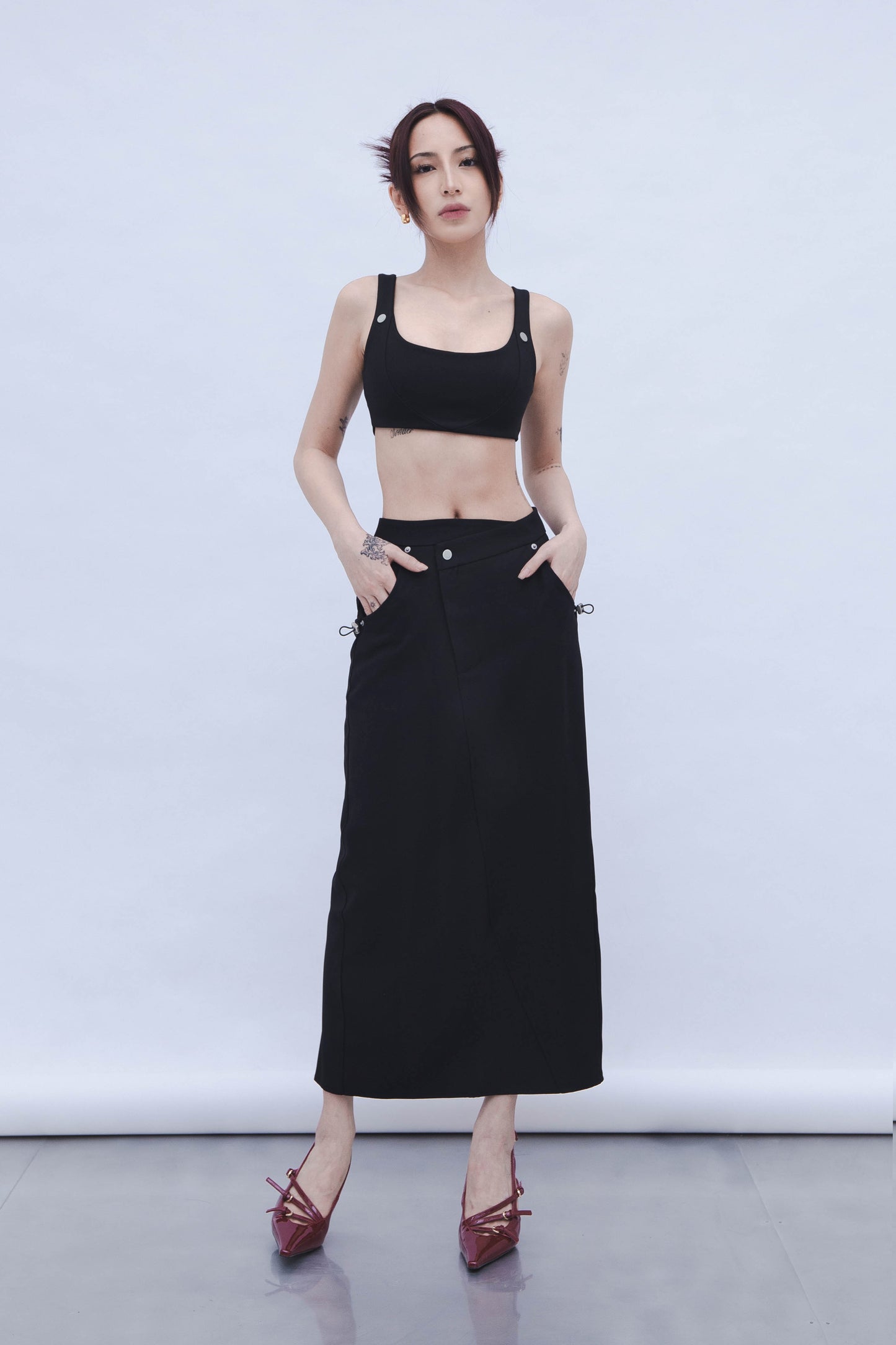 UTILITY SKIRT (BLACK)