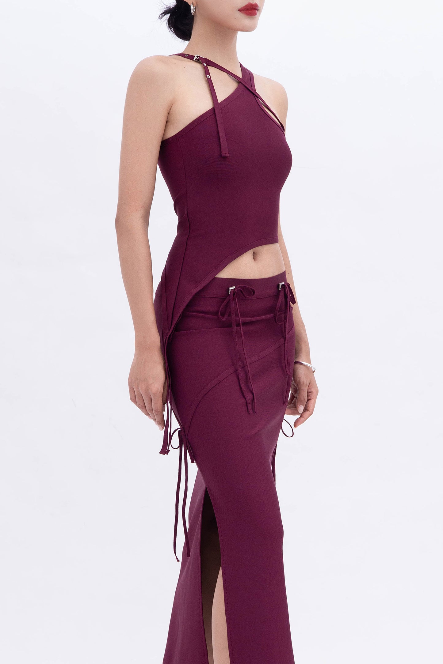 BELLA CROSS TOP (WINE)