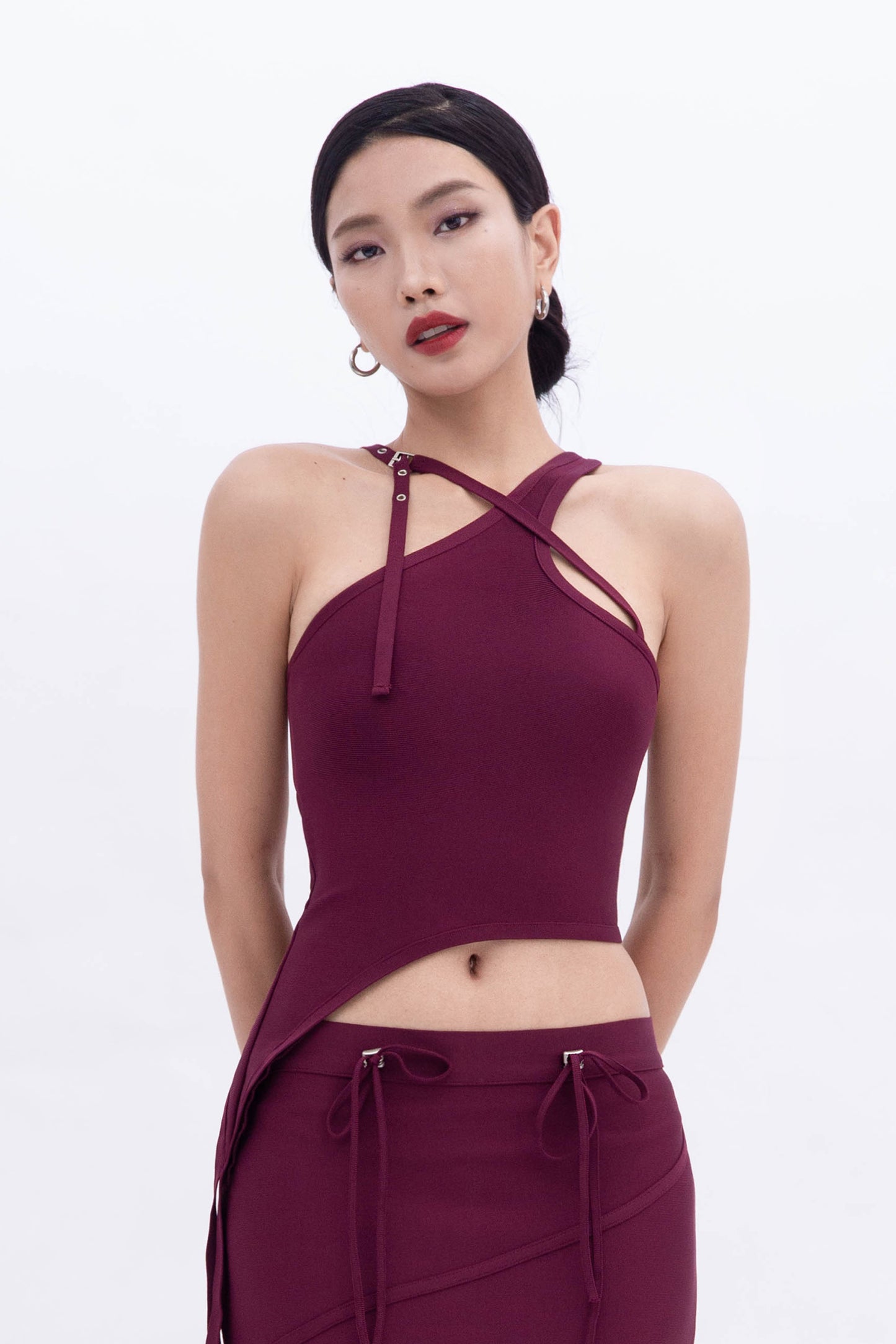 BELLA CROSS TOP (WINE)